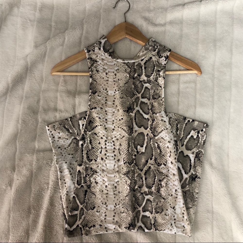 Snake Skin Unitard 🤍